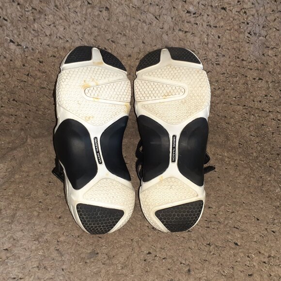 MARK NASON LOS ANGELES-Black/White/Beige/Silver Sport Sandals-Sz 7.5-Excellent - Picture 8 of 8